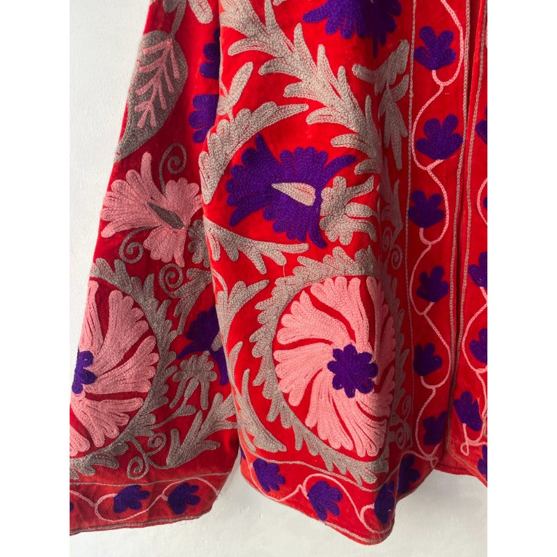Embroidered Suzani Velvet Jacket / ESVJ-01